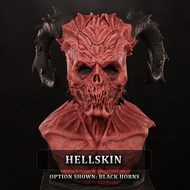 IN STOCK - Oblivion Hellskin black horns