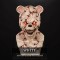 IN STOCK - Deady Bear White with Eye Lights