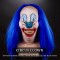 IN STOCK - Dimples Circus Clown with Blue Hair and Glued Nose Blue