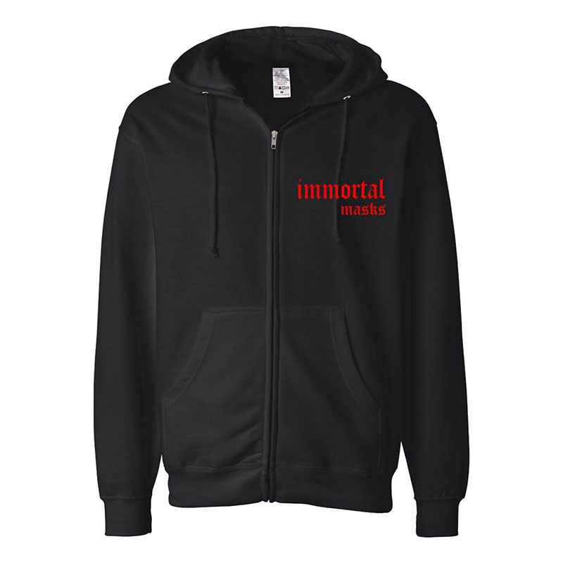 Barlow Blue Hoodie Zip Up - Mens