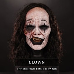 IN STOCK - Disfigured Clown Silicone face