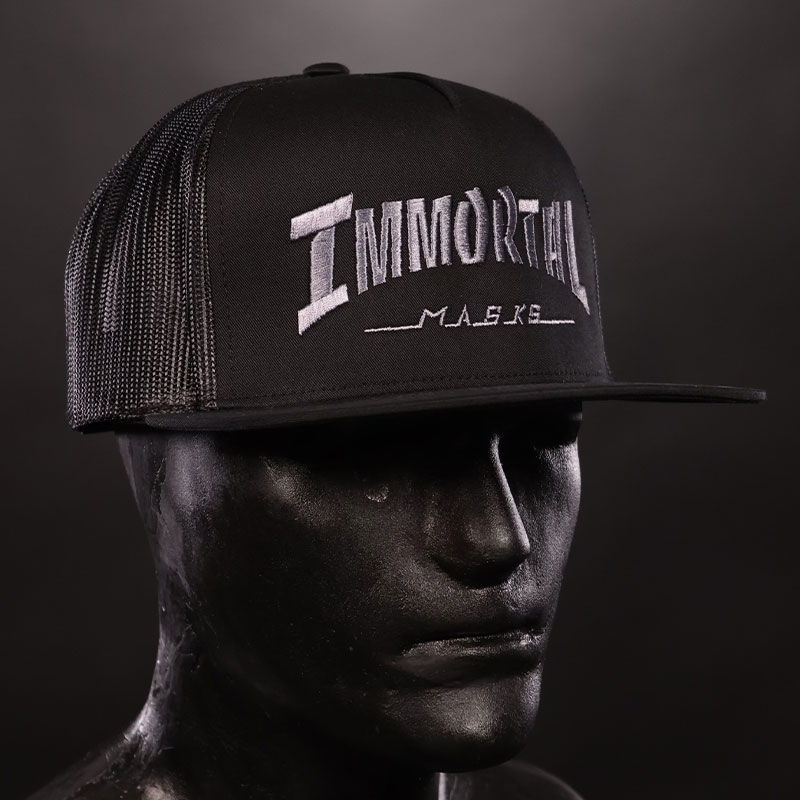 Black skater hat hot sale