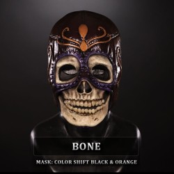IN STOCK - Calavera Bone and Color Shift Black & Orange