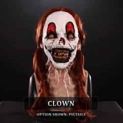 IN STOCK - Grotesque Clown with Pigtails Female Fit