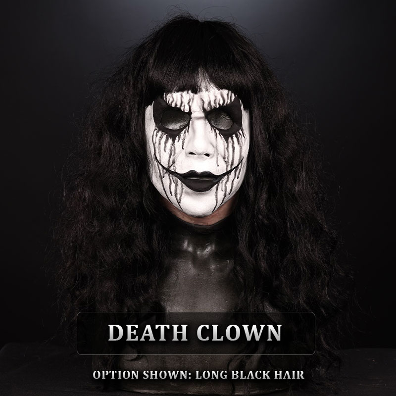 IN STOCK - Trixie Death Clown Long Black Hair Female Fit