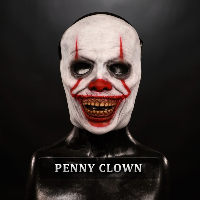 IN STOCK - Crazy Penny Clown Silicone face - Female Fit 