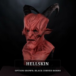 IN STOCK - Diablo Hellskin with Curved Horns