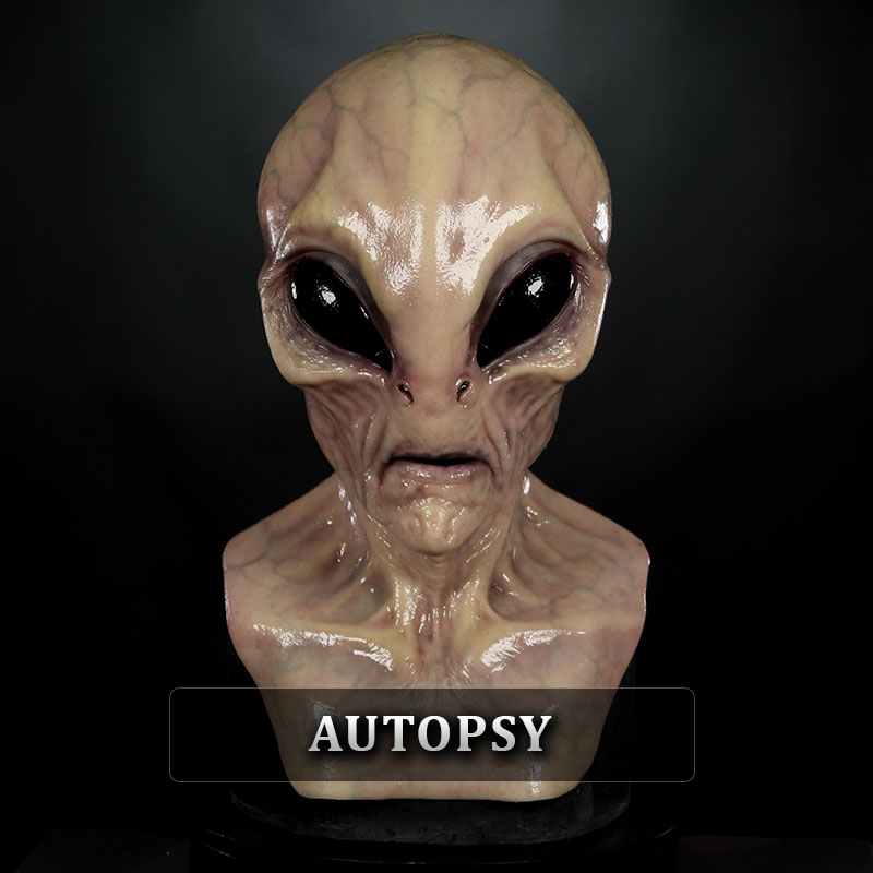 Realistic Grey Alien Mask 