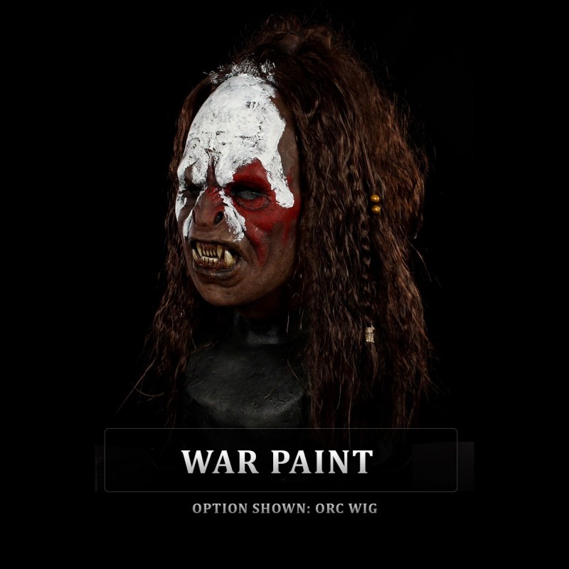 IN STOCK - Vloorg Brown with war paint hair