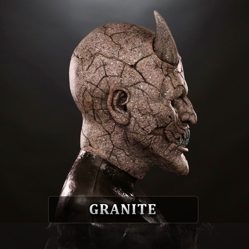 Fractured Silicone Half Mask