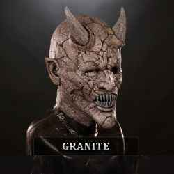 Fractured Silicone Half Mask