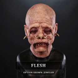 IN STOCK - Shrunken head Flesh with Jewelry