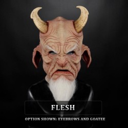 IN STOCK - Baphomet Flesh with Brows and Goatee
