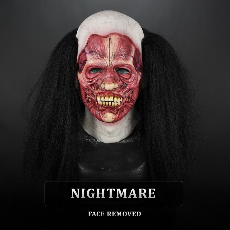 IN STOCK - Tear Away Nightmare Clown with Face/Hair