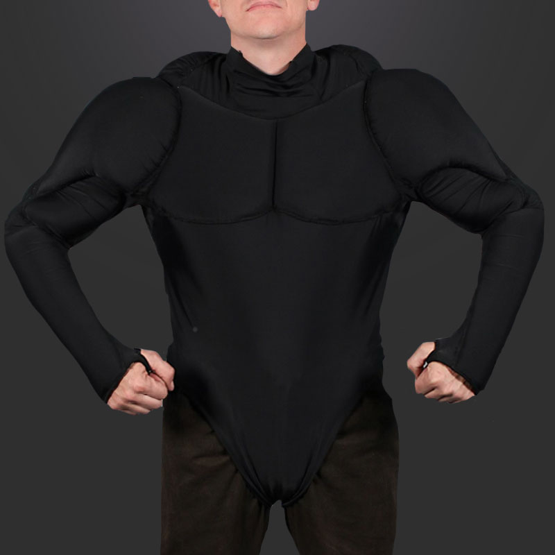 Upper Body Muscle Suit With Arms - Silicone Masks, Silicone Muscle