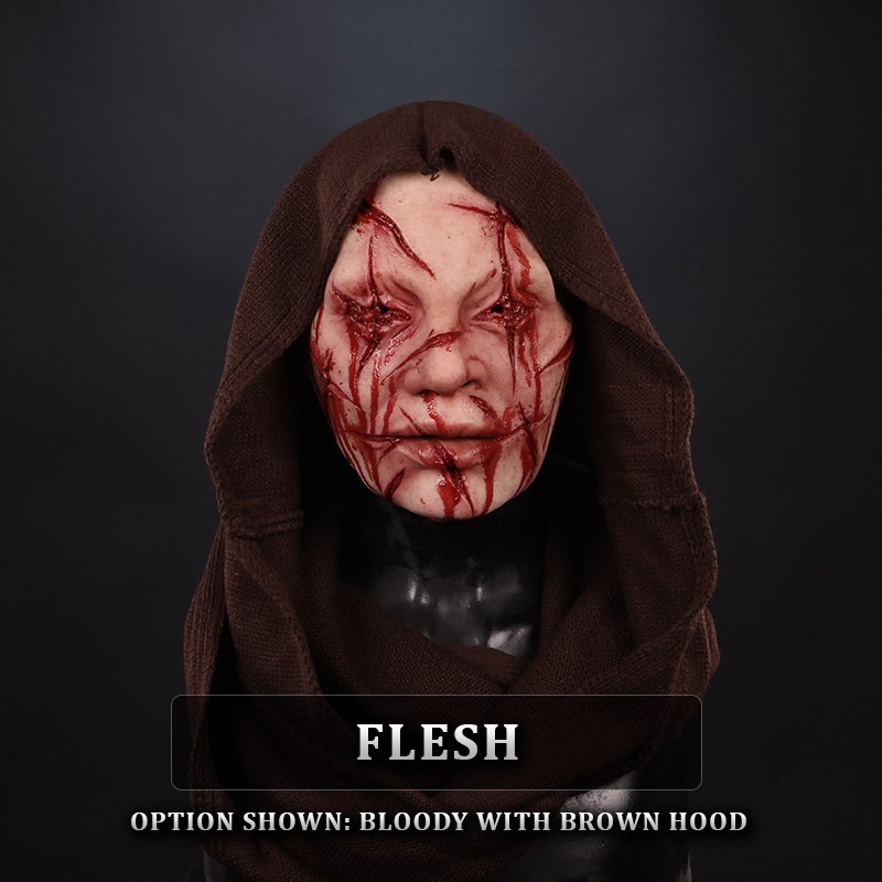 IN STOCK - Victim Flesh Bloody Silicone face - Female Fit