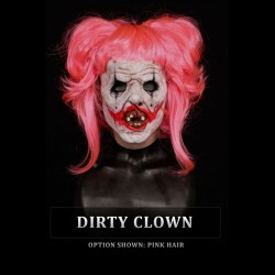 IN STOCK - Daisy Dirty clown with wig - female fit